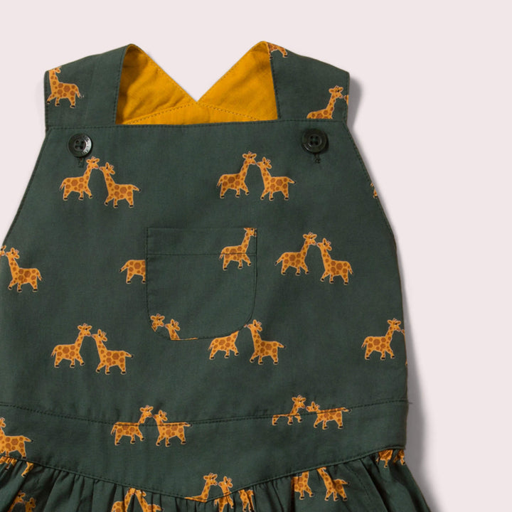 Giraffe Days Pinafore Dress