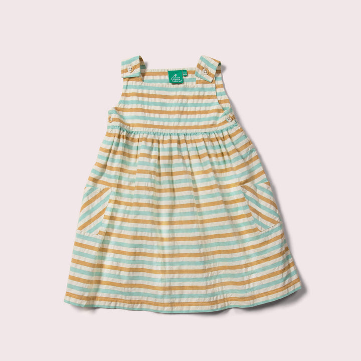 Sunrise Striped Pinny Dress