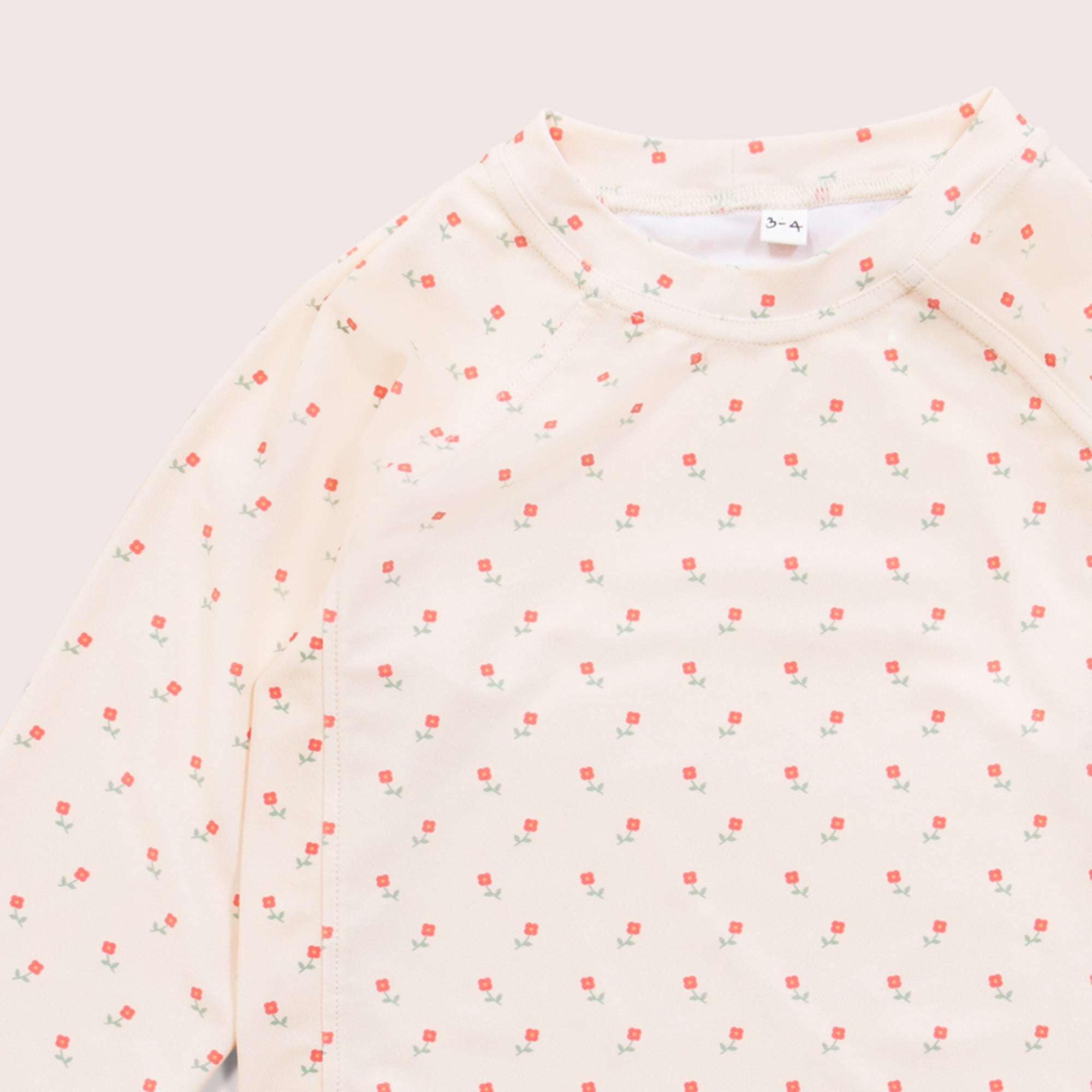 Rose Flowers UVP 50+ Sunsafe Short Sleeve Rash Vest