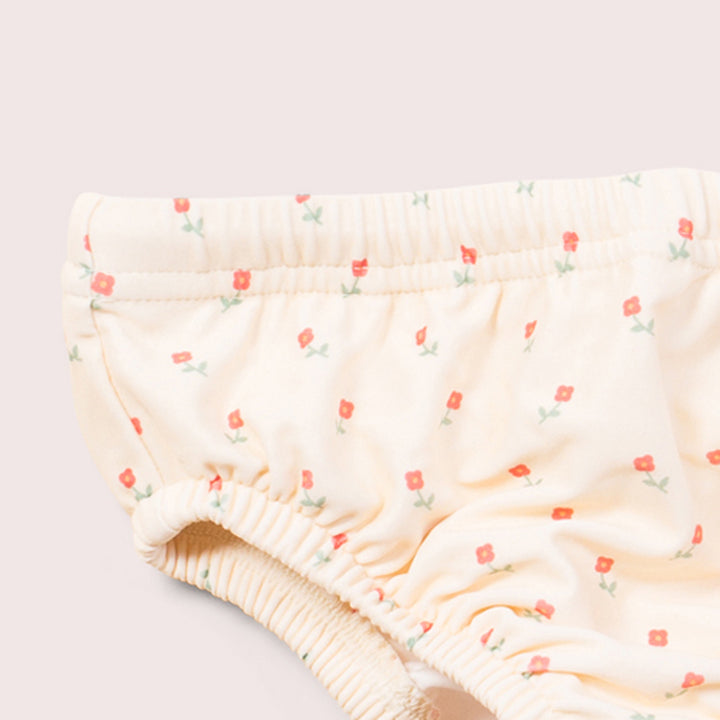 Rose Flowers UVP 50+ Reusable BabySwimming Nappy