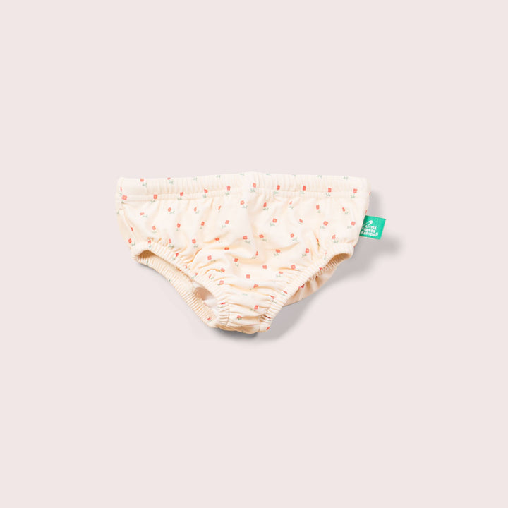 Rose Flowers UVP 50+ Reusable BabySwimming Nappy