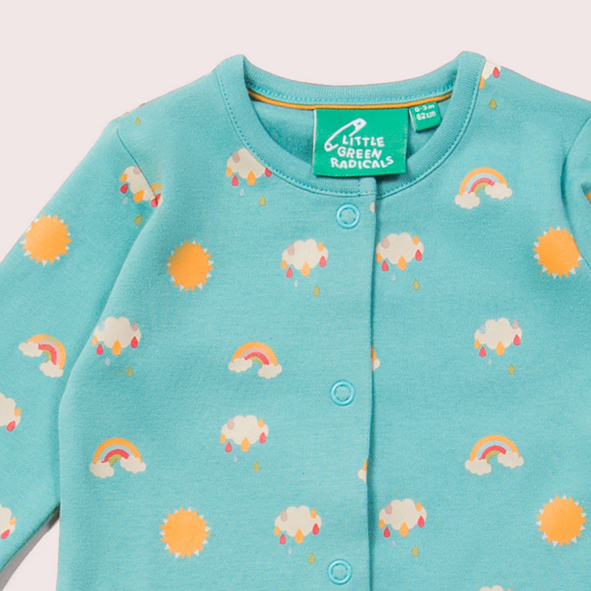 Sunny Days Organic Babygrow