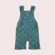 Navy Bears Dungaree Shorts