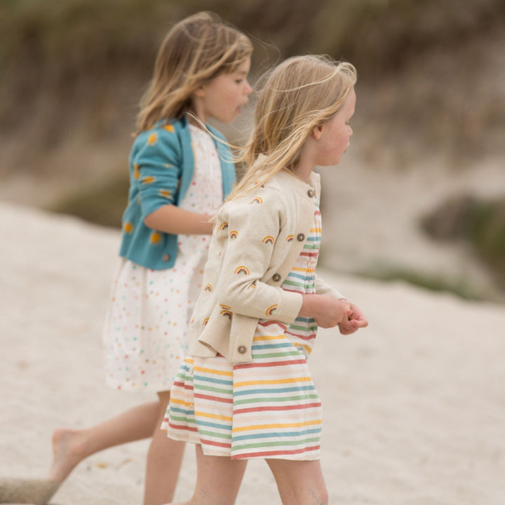 From One To Another Over The Rainbow Knitted Cardigan