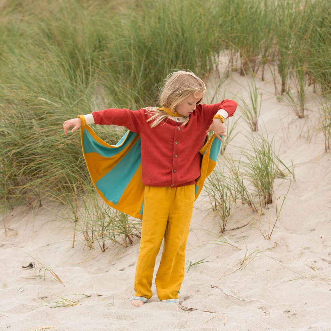 From One To Another Rainbow Design Knitted Cardigan