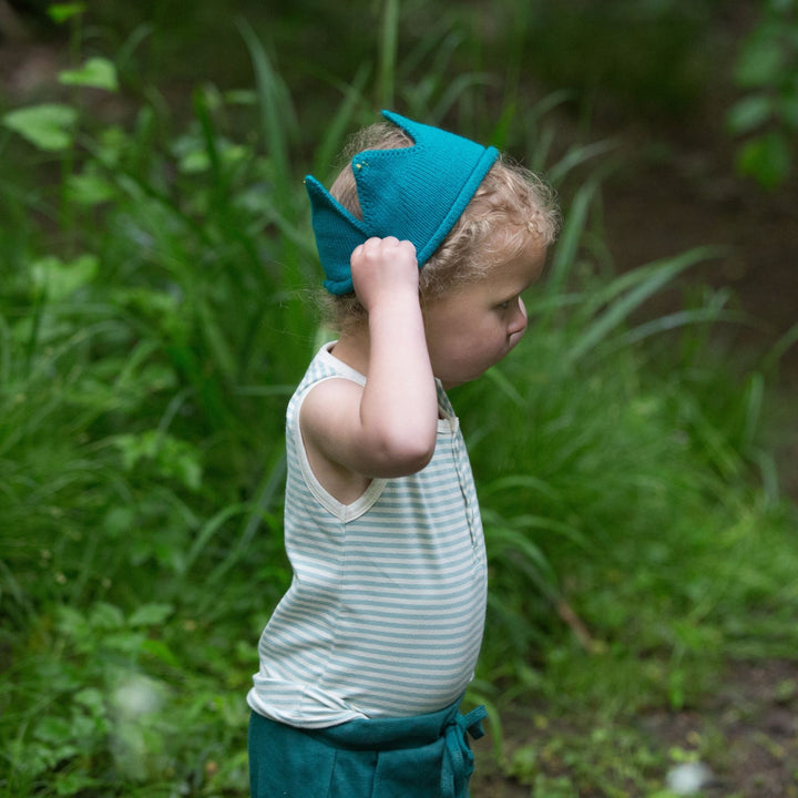 Blue Striped Organic Vest