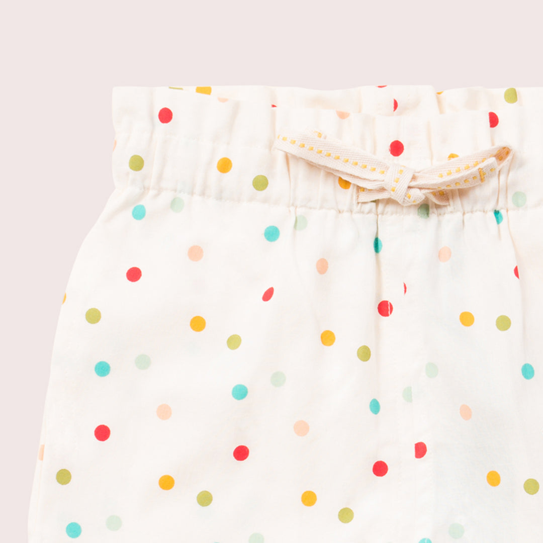 By The Sea Rainbow Spots Seersucker Shorts