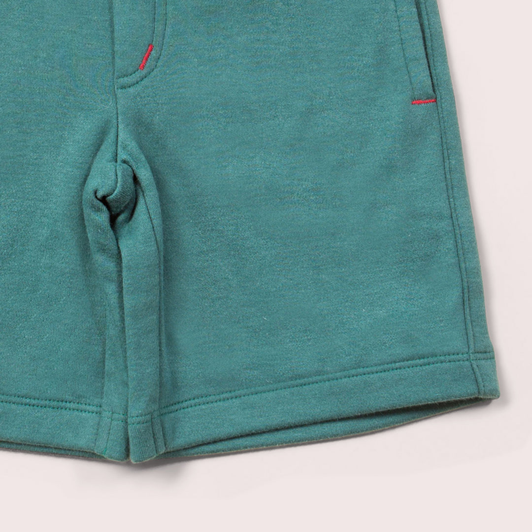 Teal Marl Comfy Jogger Shorts