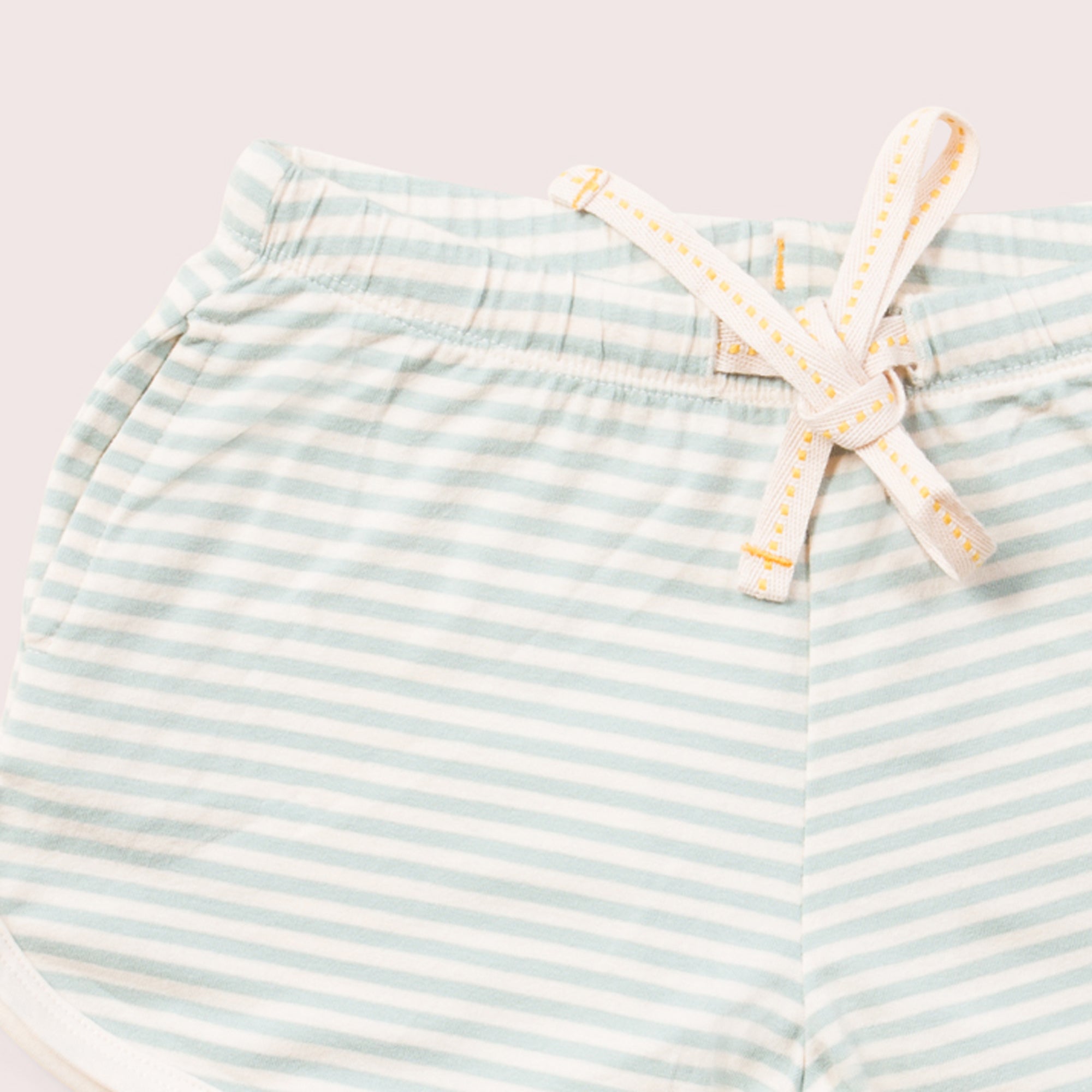 Blue Striped Run Around Shorts