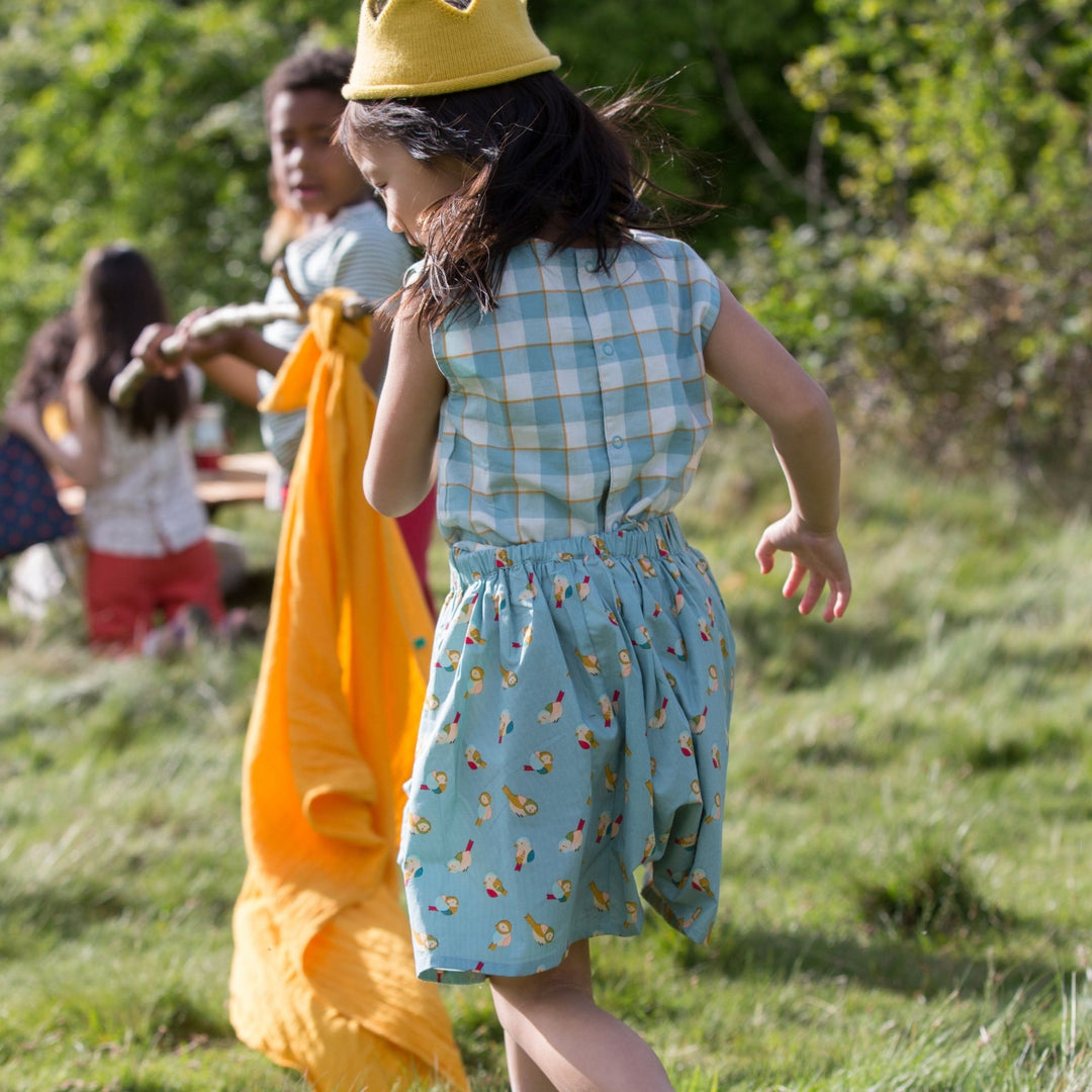 Rainbow Birds Little Twirler Skirt