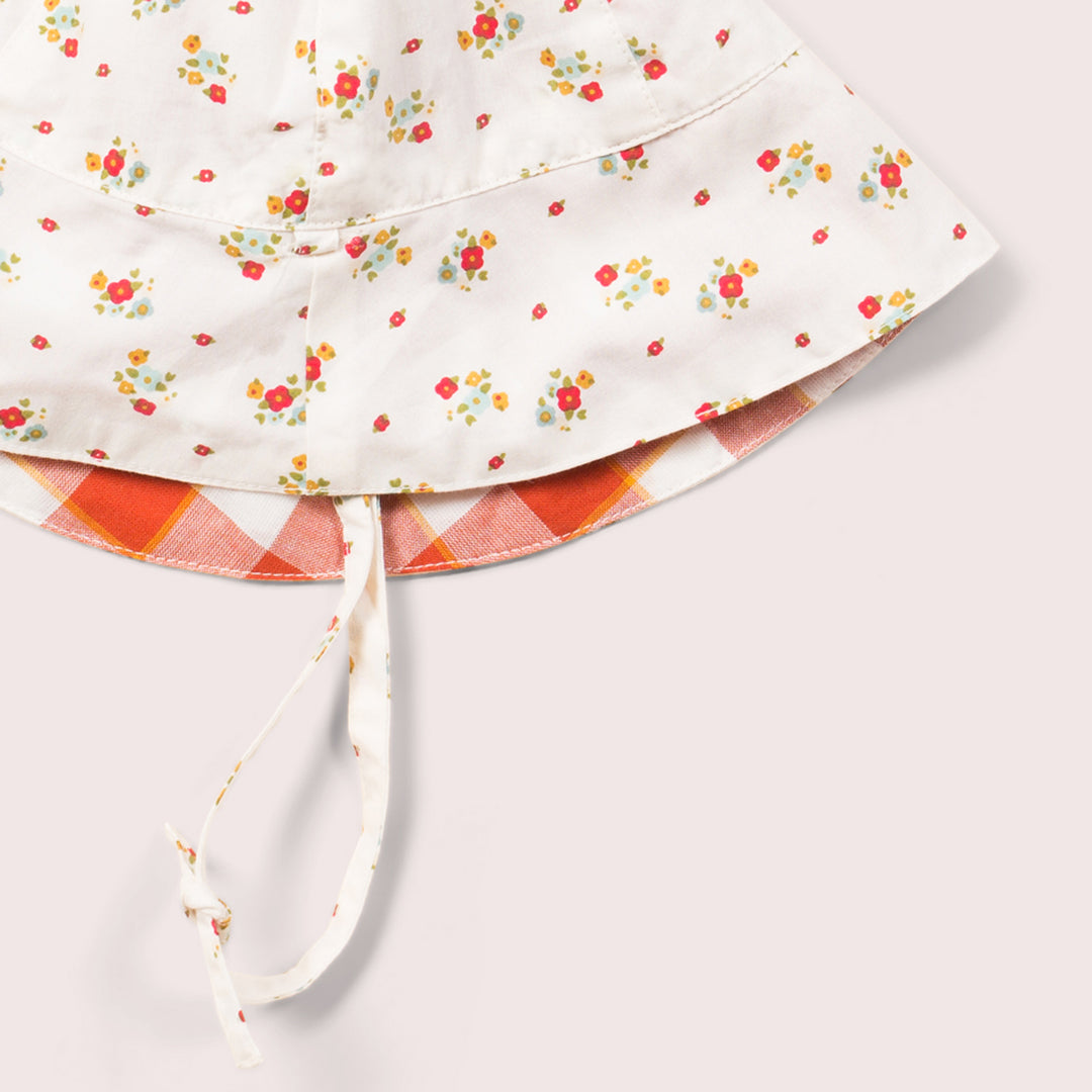 Spring Flowers Reversible Sunhat