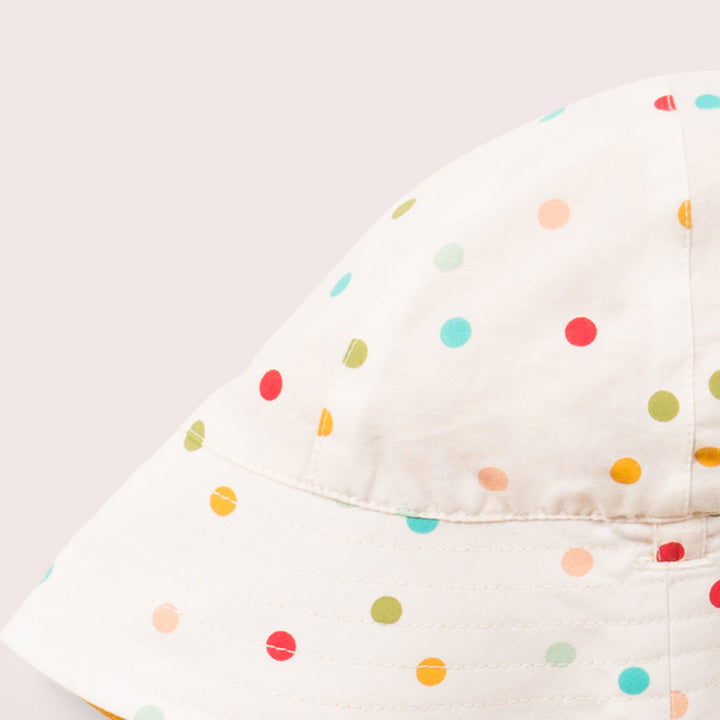 Rainbow Spots Reversible Sunhat