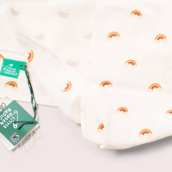 Over The Rainbow Organic Baby Muslin Set - 2 Pack