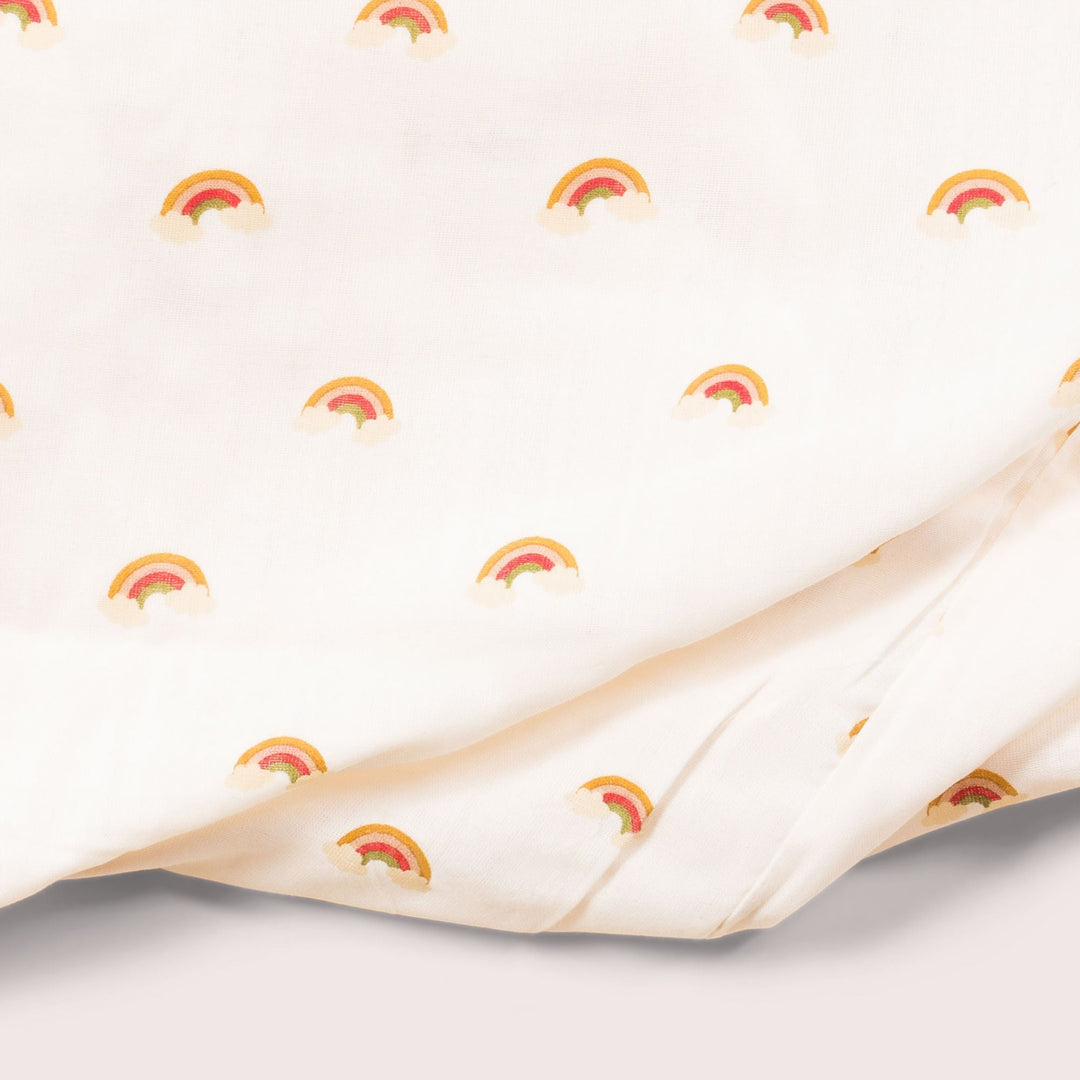 Over The Rainbow Organic Baby Muslin Set - 2 Pack