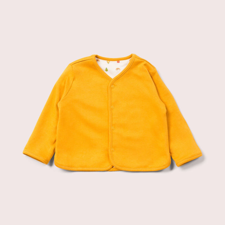 Garden Days Collarless Reversible Spring Jacket