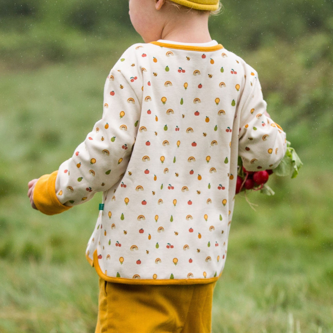 Garden Days Collarless Reversible Spring Jacket