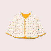 Garden Days Collarless Reversible Spring Jacket