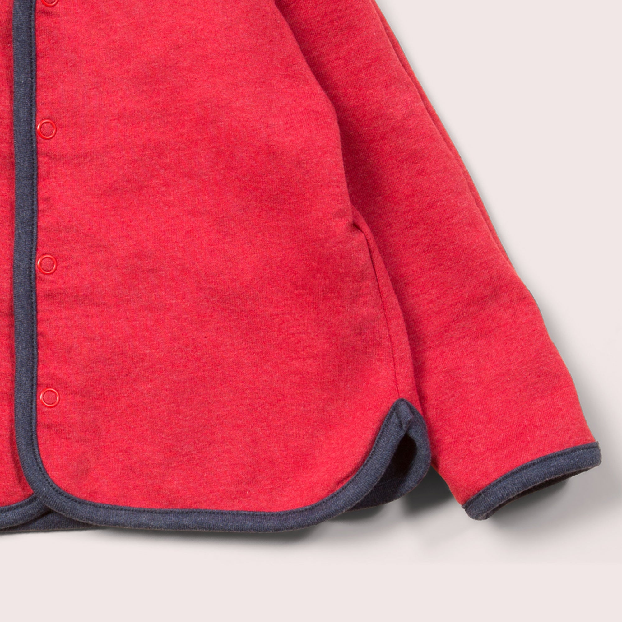 Thunder & Lightning Marl Collarless Reversible Spring Jacket