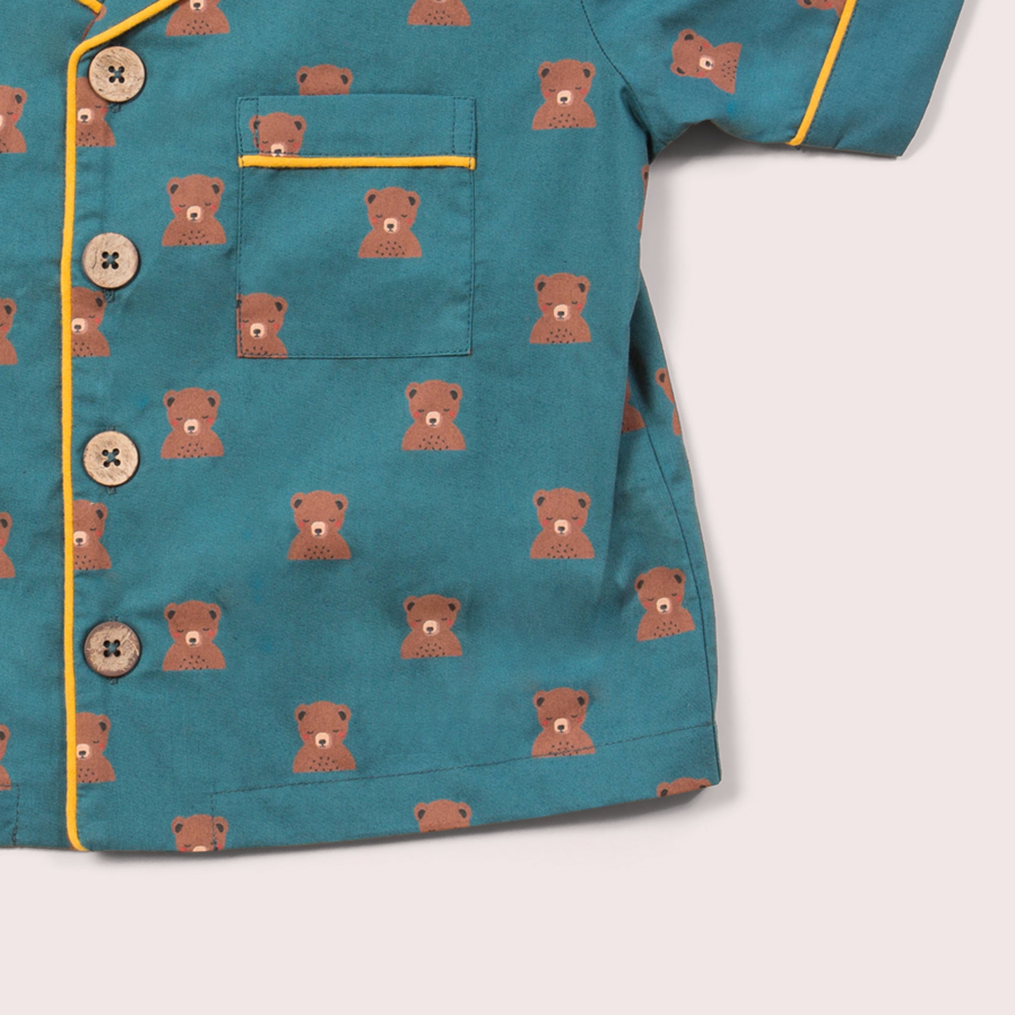 Navy Bears Button Through Pyjama Short Set NOT AVAILABLE for USA/AUS/CAN