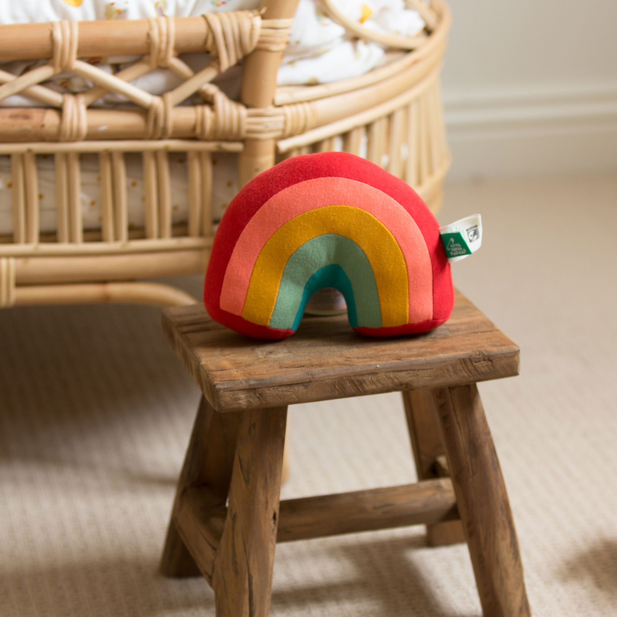 Over the Rainbow Organic Soft Toy NOT AVAILABLE for USA/AUS/CAN