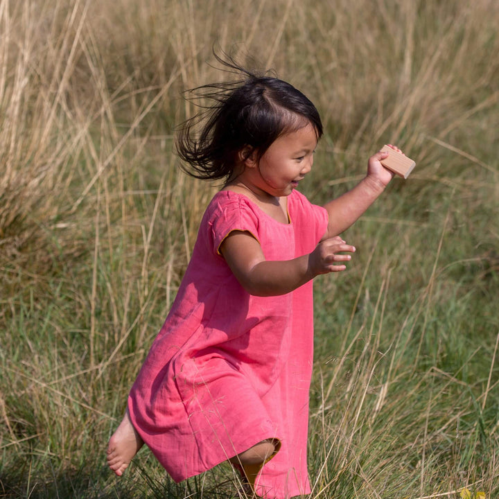 Gold & Pink Day After Day Reversible Dress